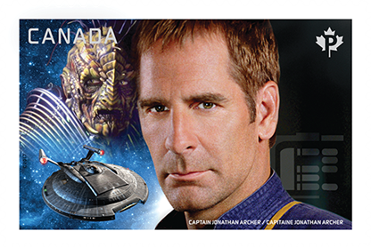 Canada Stamp #2990i - (Star Trek) Captain Jonathan Archer vs. Commander Dolim (2017) - Image 2