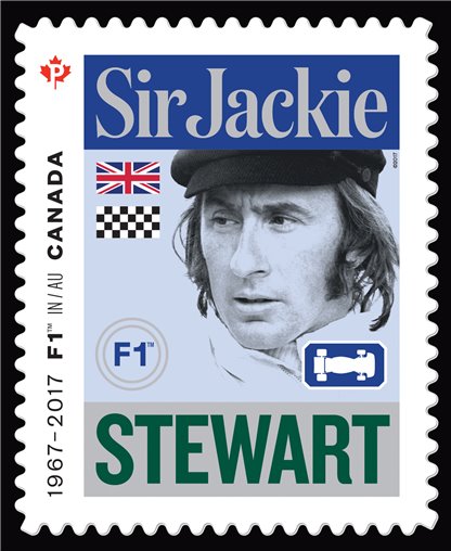 Canada Stamp #2993i - Sir Jackie Stewart - Formula 1 (2017) - Image 2