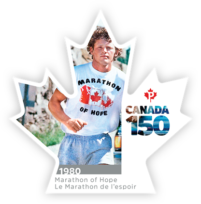 Canada Stamp #3003i - Marathon of Hope - Canada 150 (2017)