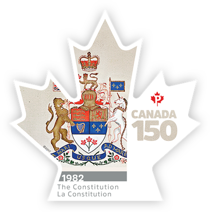 Canada Stamp #3005i - The Constitution and the Canadian Charter of Rights and Freedoms - Canada 150 (2017)