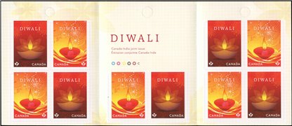 Canada Stamp #(BK676) 3025A - Diwali (2017) 10 x P (85¢) - Image 3