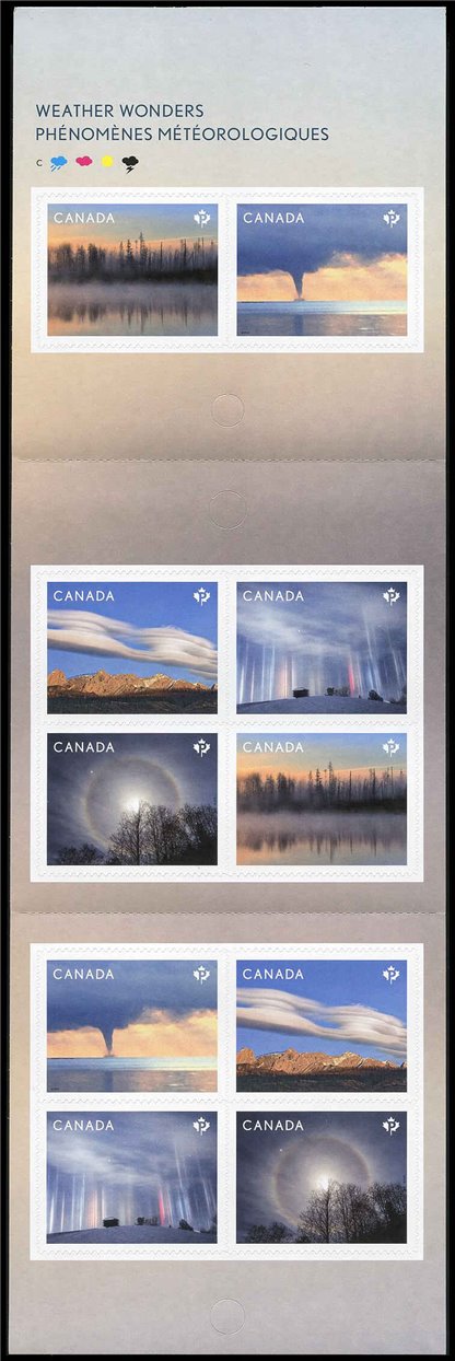 Canada Stamp #(BK704) 3116a - Weather Wonders (2018) 10 x P (85¢) - Image 3