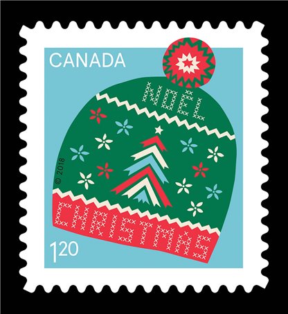 Canada Stamp #3135i - Toque (2018) $1.20 - Image 2