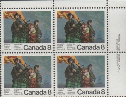 Canada PB#619 - Scottish Settlers and "Hector" (1973) 8¢ - Image 2