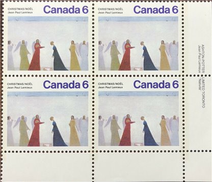 Canada PB#650I - Nativity (1974) 6¢ DF - Image 2