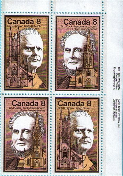 Canada PB#663a - Canadian Personalities (1975) 2 x 8¢ - Image 2