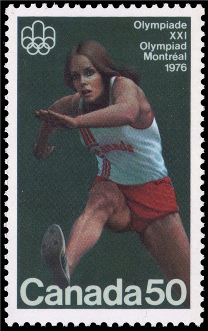 Canada STAMP#666 - Hurdler (1975) 50¢ - Image 2