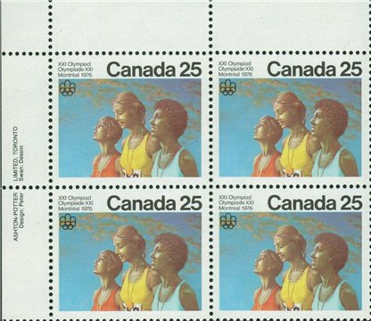 Canada PB#683 - Medal Ceremony (1976) 25¢