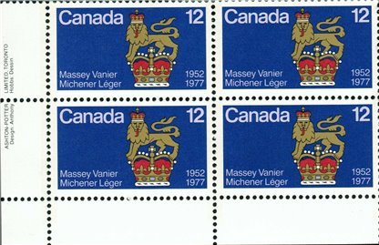 Canada PB#735 - Governor General's Standard (1977) 12¢ - Image 2