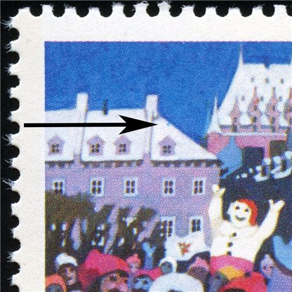 Canada Stamp #780i - Winter Carnival Scene (1979) 14¢ - Image 3