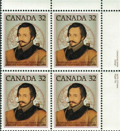 Canada PB#995 - Sir Humphrey Gilbert (1983) 32¢ - Image 2