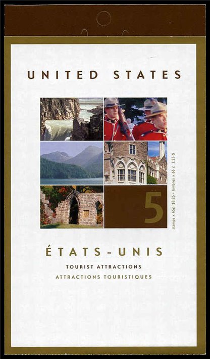 Canada Stamp Booklet - #BK270 Tourist Attractions (2003) 5 x 65¢ - Image 3