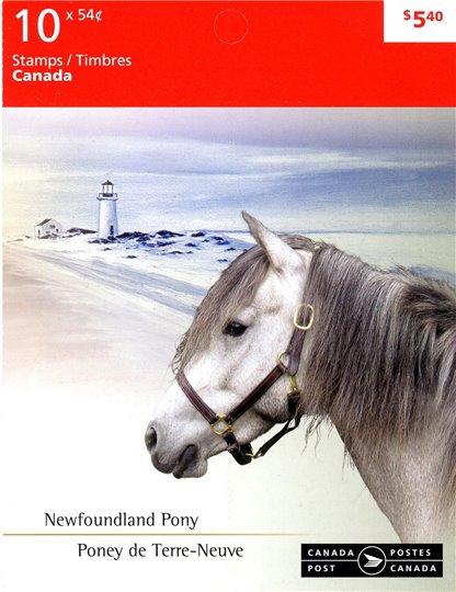 Canada Stamp #(BK403) - 2330a - Canadian Horses (2009) 10 x 54¢ - Image 3