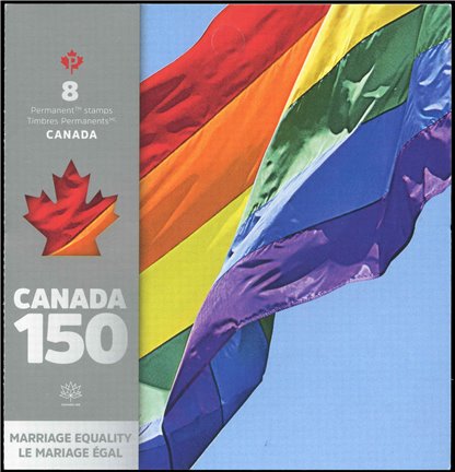 Canada Stamp - #(BK673) 3007a - 2005: Marriage Equality (2017) 8 x P (85¢) - Image 3