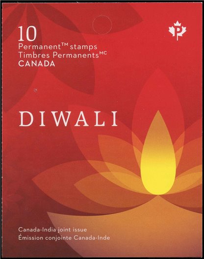 Canada Stamp #(BK676) 3025A - Diwali (2017) 10 x P (85¢) - Image 2