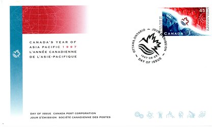 Canada FDC#1658 - Canada's Year of Asia Pacific (1997) 45¢ - Image 2