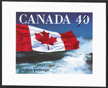 Canada Stamp #1193 - Flag over Seacoast (1991) 40¢ - Image 2