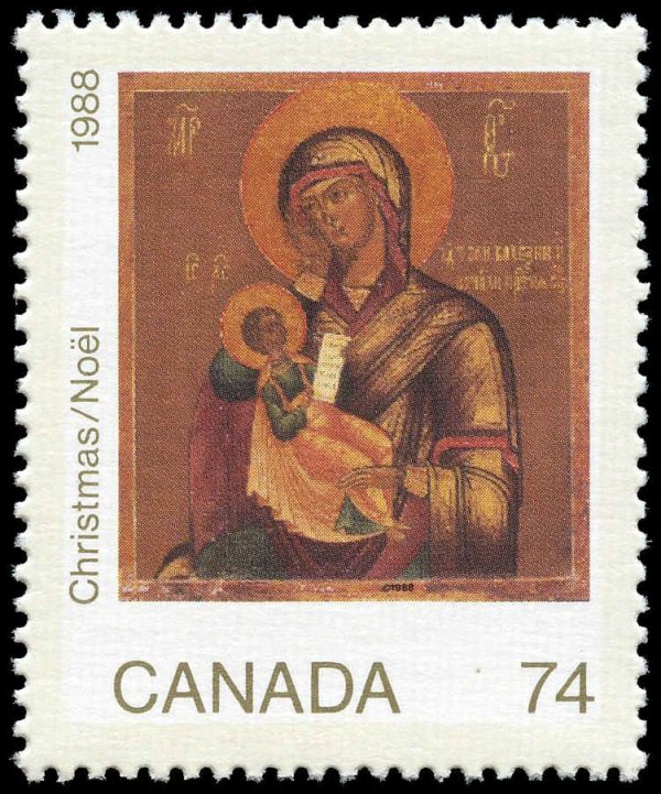 Canada Stamp #1224 - Madonna and Child (1988) 74¢