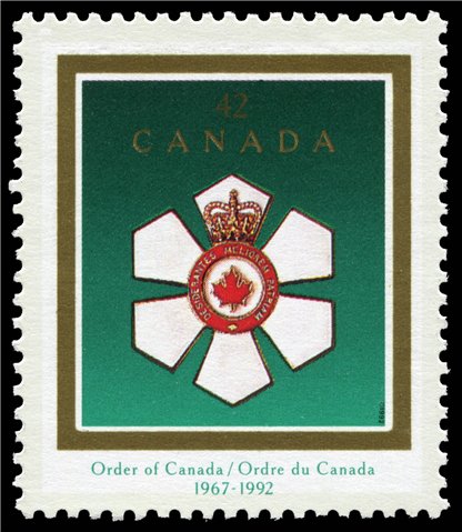 Canada Stamp #1446 - Order of Canada (1992) 42¢ - Image 2