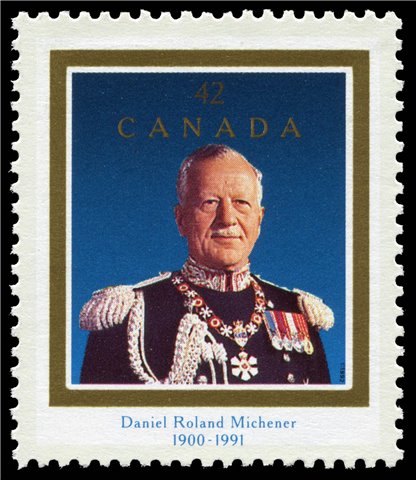 Canada Stamp #1447 - Daniel Roland Michener (1992) 42¢ - Image 2