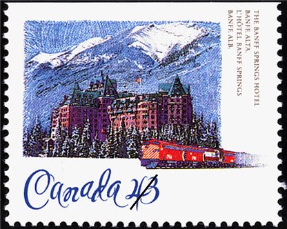 Canada Stamp #1468 - Banff Springs Hotel, Banff, AB (1993) 43¢ - Image 2