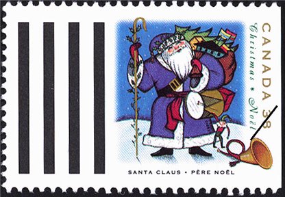 Canada Stamp #1502 - North American Santa Claus (1993) 38¢ - Image 2