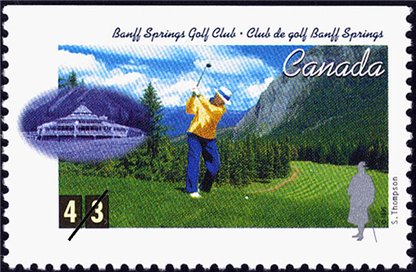 Canada Stamp #1553 - Banff Springs Golf Club, Banff, AB (1995) 43¢