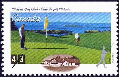 Canada Stamp #1556 - Victoria Golf Club, Victoria, BC (1995) 43¢