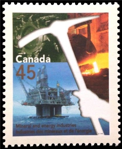 Canada Stamp #1721 - Oil rig (1998) 45¢