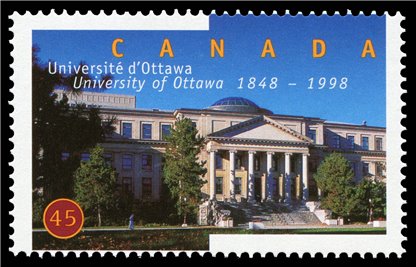 Canada Stamp #1756 - Tabaret Hall (1998) 45¢ - Image 2