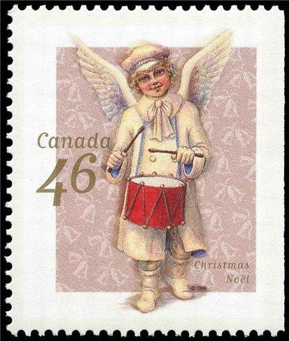 Canada Stamp #1815as - Angel with drum (1999) 46¢ - Image 2