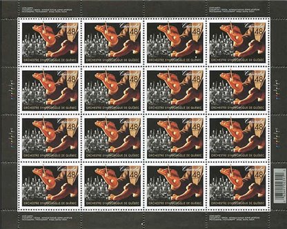 Canada SHEET#1968 - Conductor's hands, strings section (2002) 48¢ - Image 2