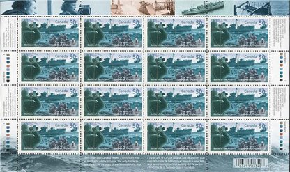 Canada SHEET#2107 - Corvette in submarine scope (2005) 50¢ - Image 2