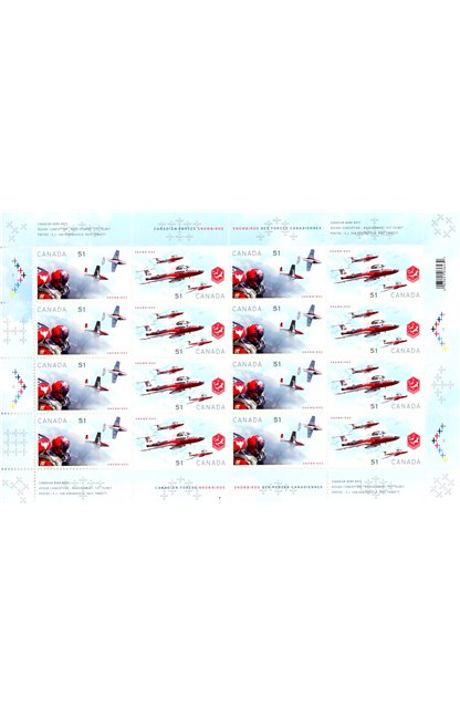 Canada PB#2159a - Canadian Forces Snowbirds (2006) 2 x 51¢ - Image 2