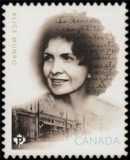 Canada Stamp #2850i - Alice Munro (2015) P (85¢) - Image 2