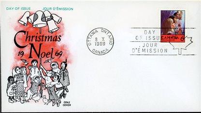 Canada FDC#503 - Children Praying (1969) 6¢