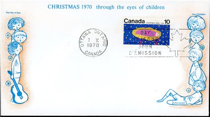 Canada FDC#529 - Christ Child (1970) 10¢