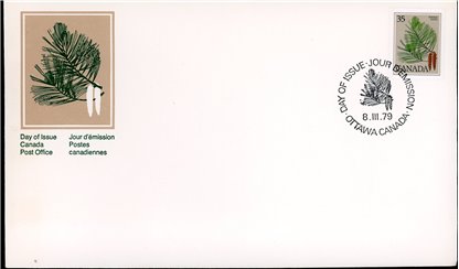 Canada OFDC#721 - White Pine (1979) 35¢ - Image 2