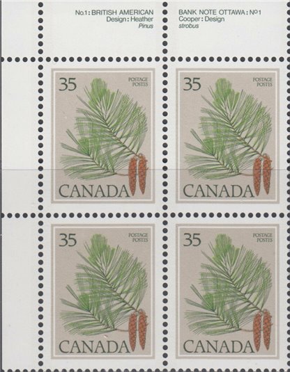 Canada PB#721 - White Pine (1979) 35¢