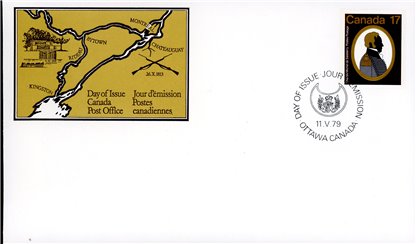 Canada OFDC#819 - Colonel C. M. de Salaberry (1979) 17¢