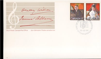 Canada OFDC#861a - Canadian Musicians (1980) 2 x 17¢ - Image 2