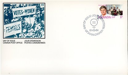 Canada OFDC#882 - Henrietta Edwards (1981) 17¢ - Image 2