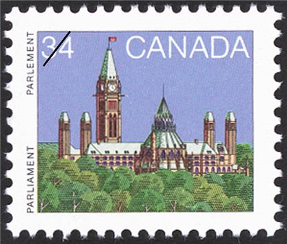 Canada Stamp #925 - Parliament Buildings (1985) 34¢ - Image 2