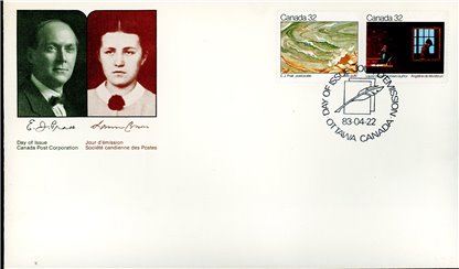 Canada OFDC#979a - Canadian Writers (1983) 2 x 32¢