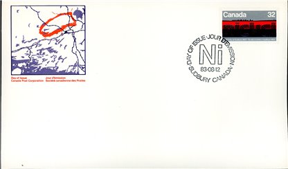 Canada OFDC#996 - Discovery of Nickel (1983) 32¢