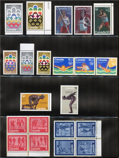 Canada Post - Thematic Collection #9 - Olympic Stamp Souvenir Collection - Volume 1 (1975) - Image 2