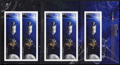 Canada Stamp Booklet - #BK727 Apollo 11 (2019) 10 x P (90¢) - Image 3