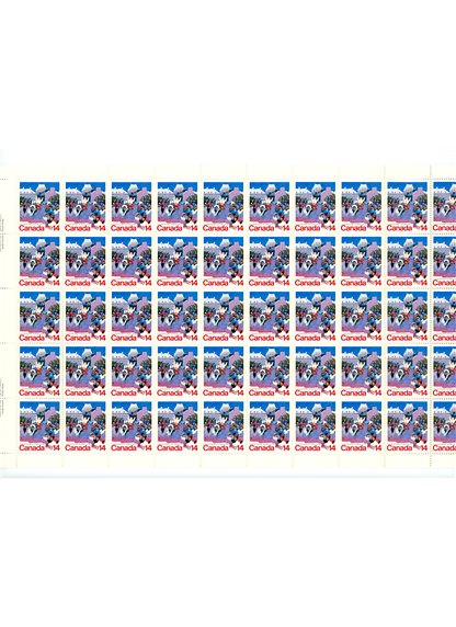 Canada SHEET#780 - Winter Carnival Scene (1979) 14¢ - Image 2