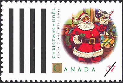 Canada Stamp #1455 - Santa Claus (1992) 37¢ - Image 2