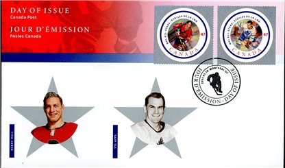 Canada OFDC#1885 - NHL All Stars-2 (2001) 6 x 47¢ - Image 3